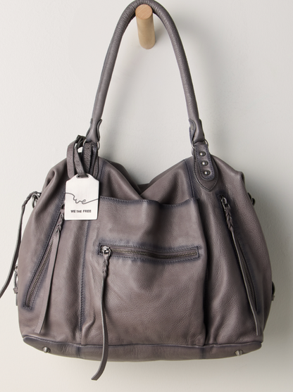 We The Free Emerson Tote Bag in Gravel Rock by Free People