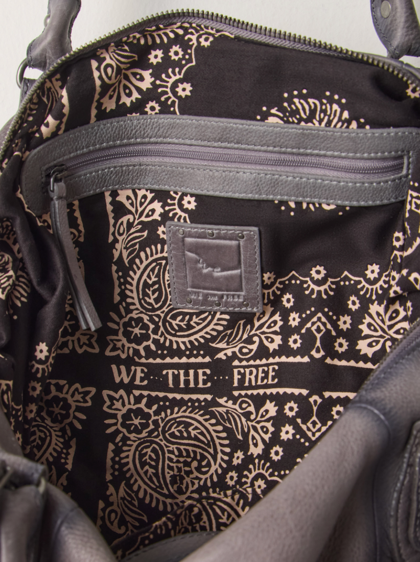 We The Free Emerson Tote Bag in Gravel Rock by Free People