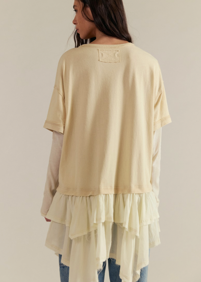 Tattered Love Tee in Summer Tee by Free People