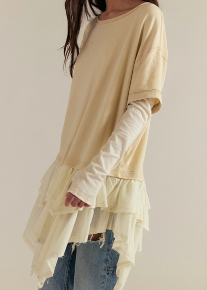 Tattered Love Tee in Summer Tee by Free People