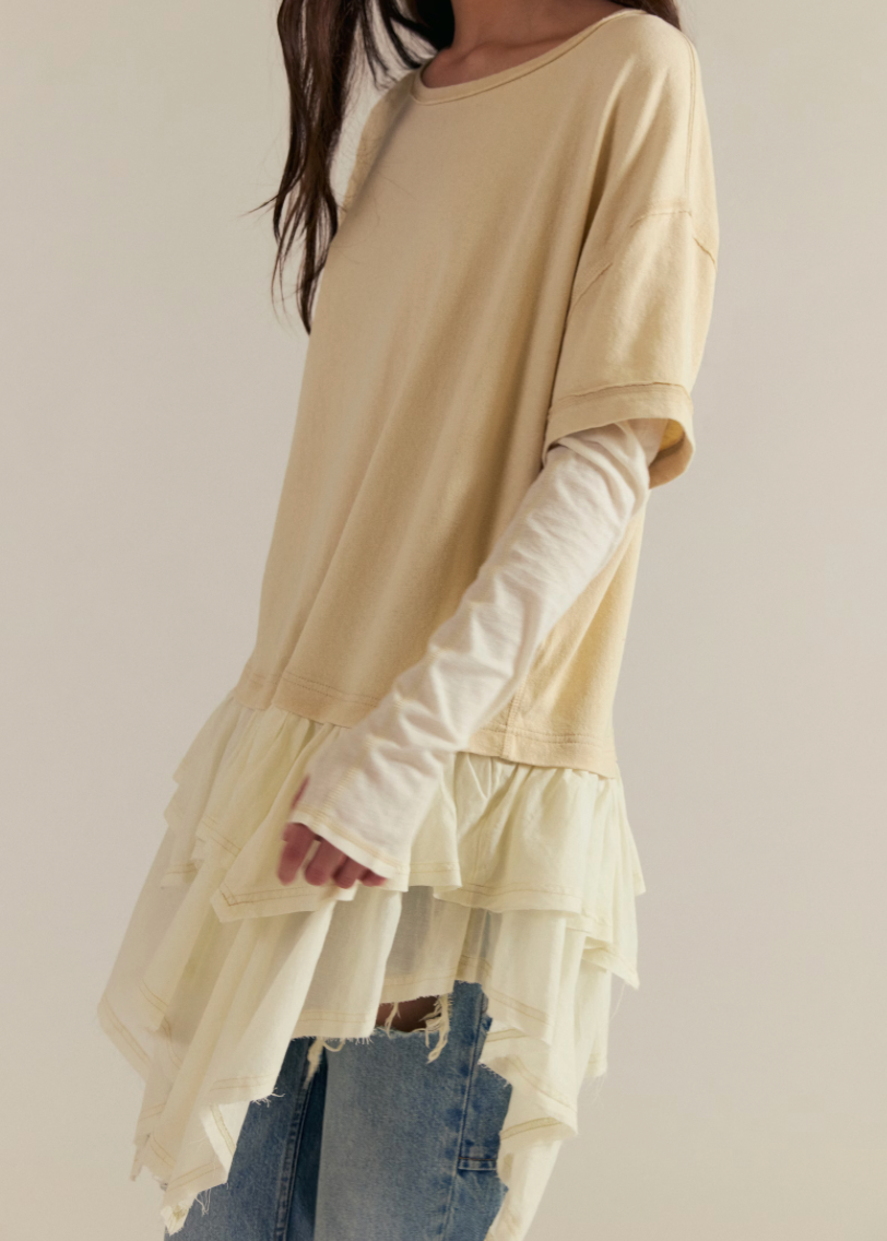 Tattered Love Tee in Summer Tee by Free People