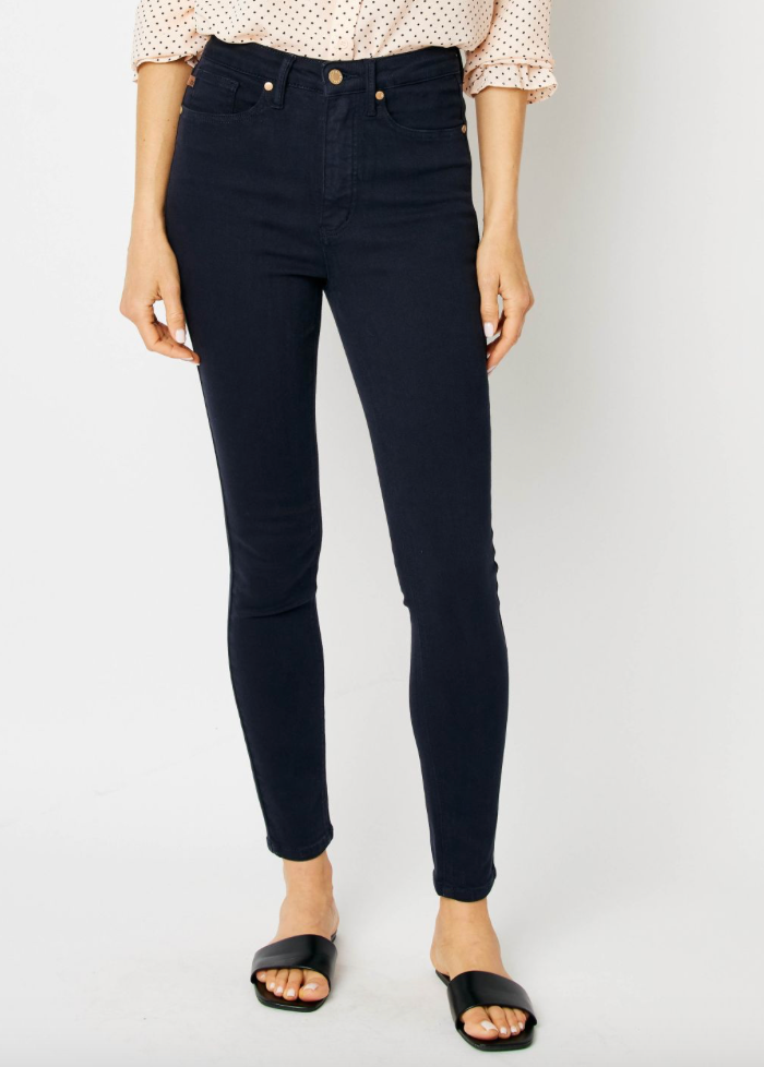 Marianne Tummy Control Jeans in Navy by Judy Blue