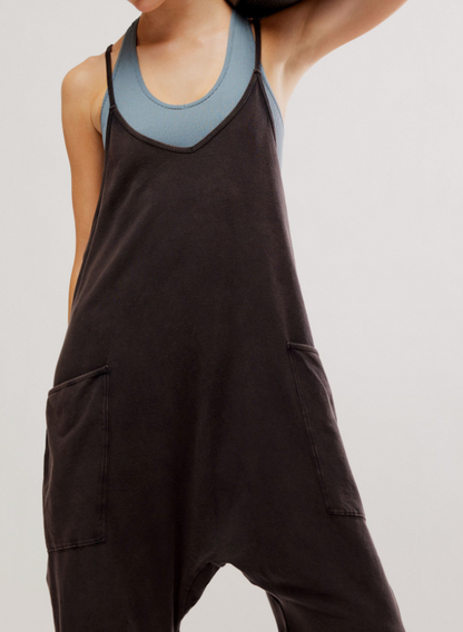 Hot Shot Onesie in Washed Black by Free People