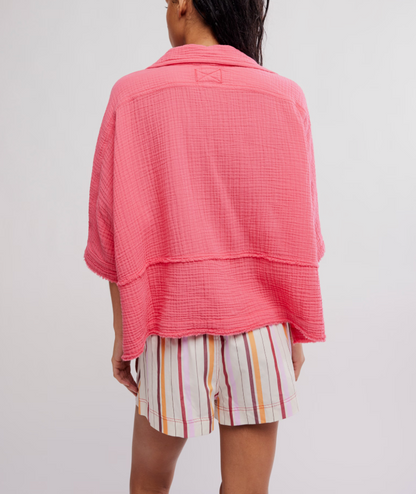 Happy Days Top in Tart Berry by Free People
