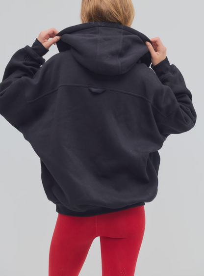 Final Call Zip Up in Black by Free People