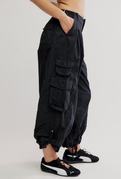 Charmer Utility Pants in Black by Free People