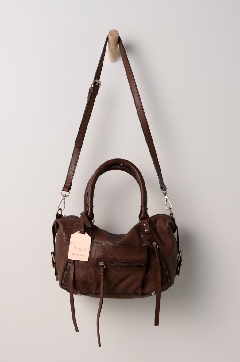 We The Free Baby Emerson Tote Bag in Espresso by Free People