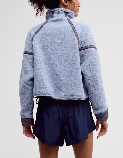 Mountain High Half Zip in Steel by Free People