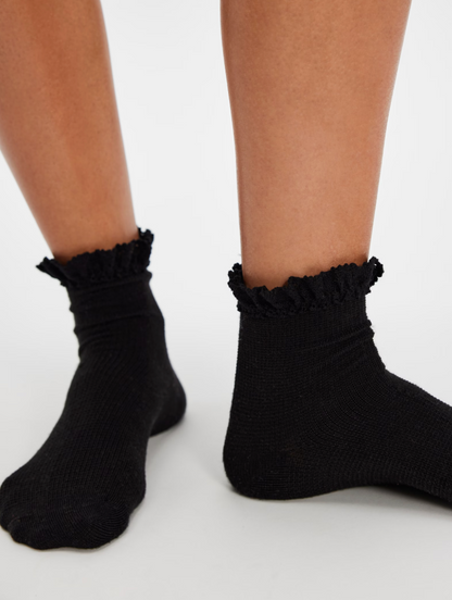 Beloved Waffle Knit Ankle Socks by Free People
