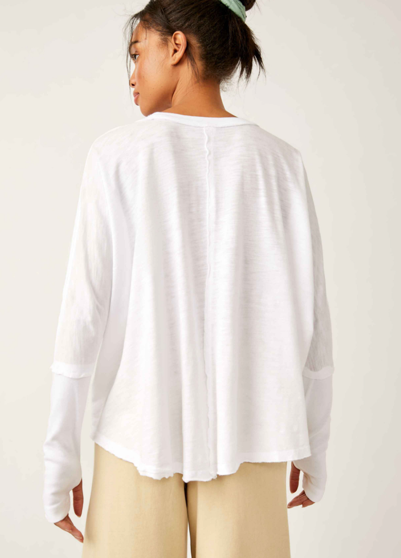 Nord Ten Laps Top in White by Free People