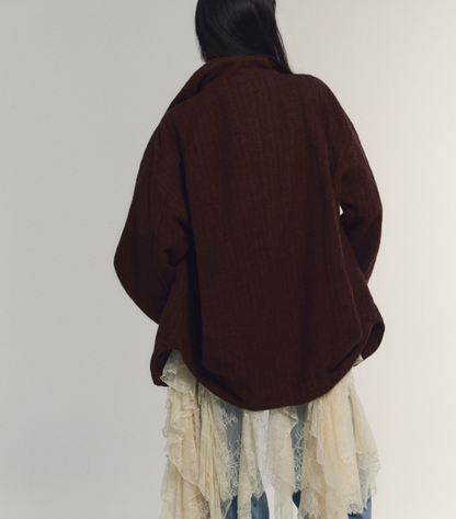 Beau Cocoon Coat in Brown by Free People