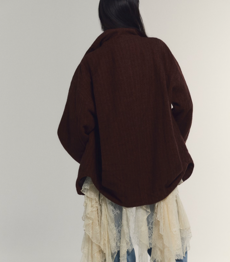 Beau Cocoon Coat in Brown by Free People