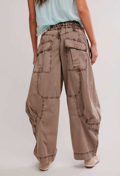 Onset Parachute Pant in Dusted Cocoa by Free People
