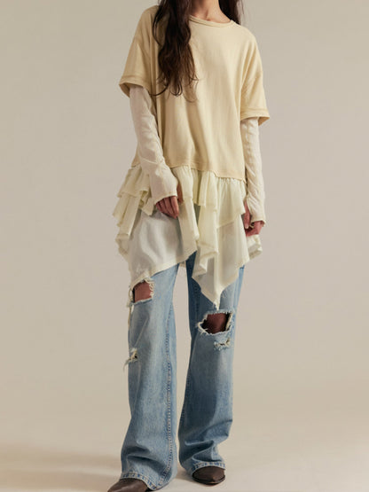 Tattered Love Tee in Summer Tee by Free People