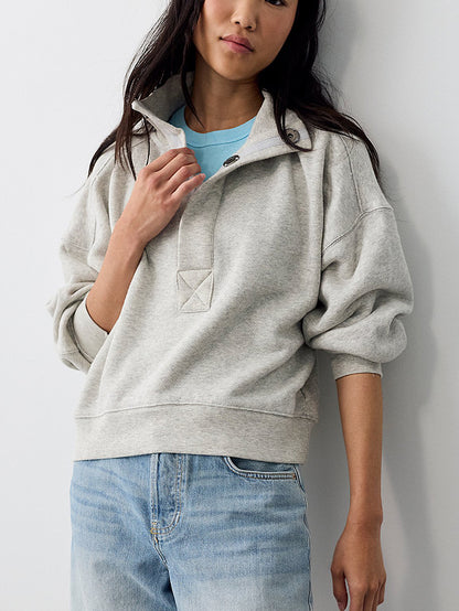 Timeless Pullover in Heather Grey by Free People