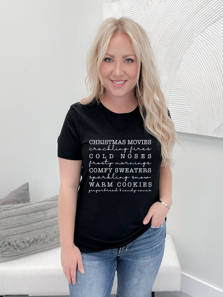 Christmas List Graphix Tee