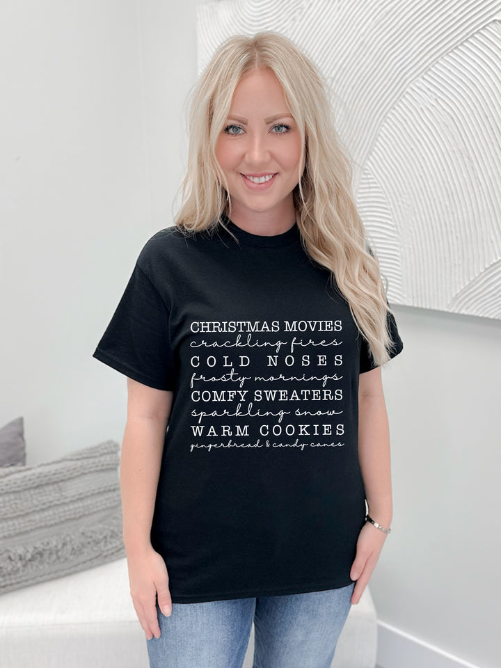 Christmas List Graphix Tee