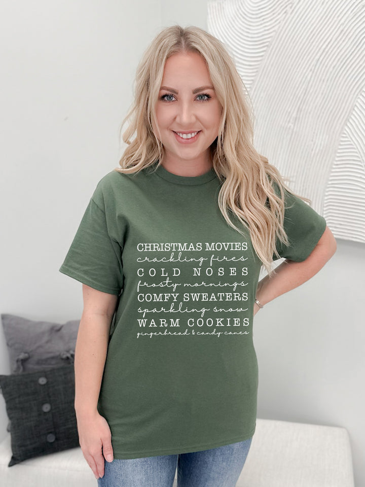 Christmas List Graphix Tee