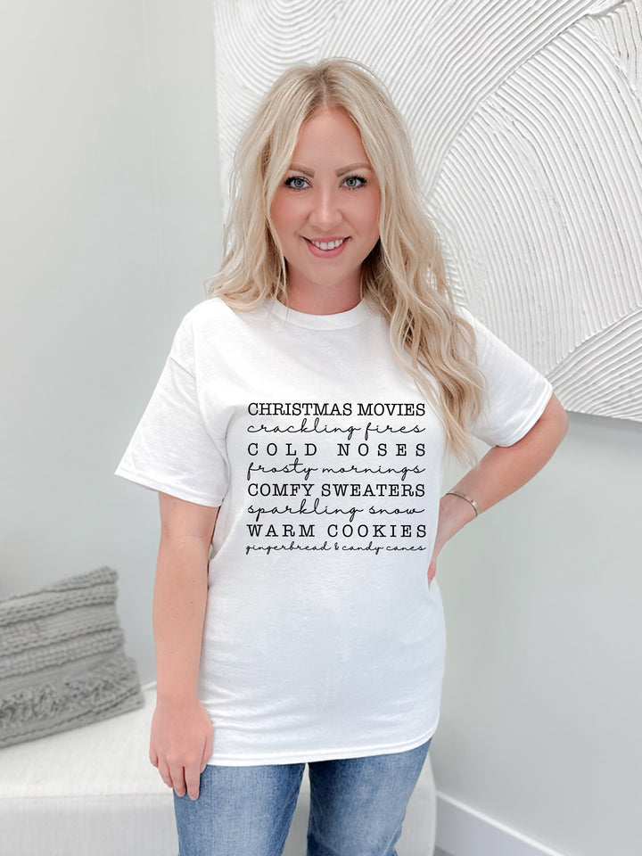 Christmas List Graphix Tee