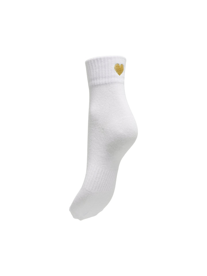 Golds Heart Tennis Socks 3 Pack- One Size