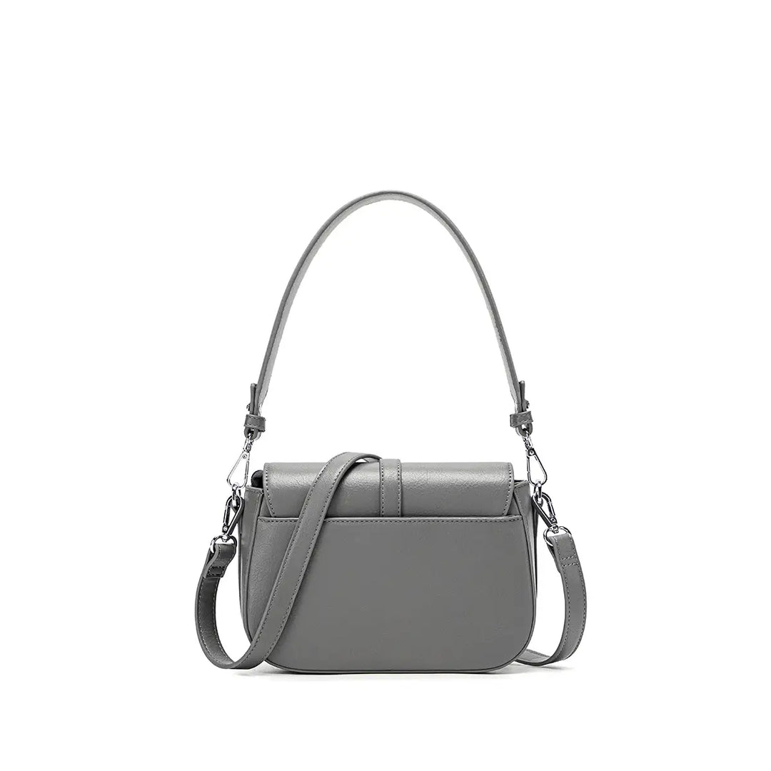 Athena Saddle Bag in Grey by Pixie Mood