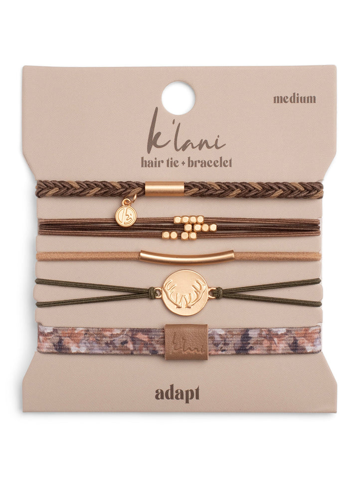 Adapt Hair Tie Bracelet Set by K'lani