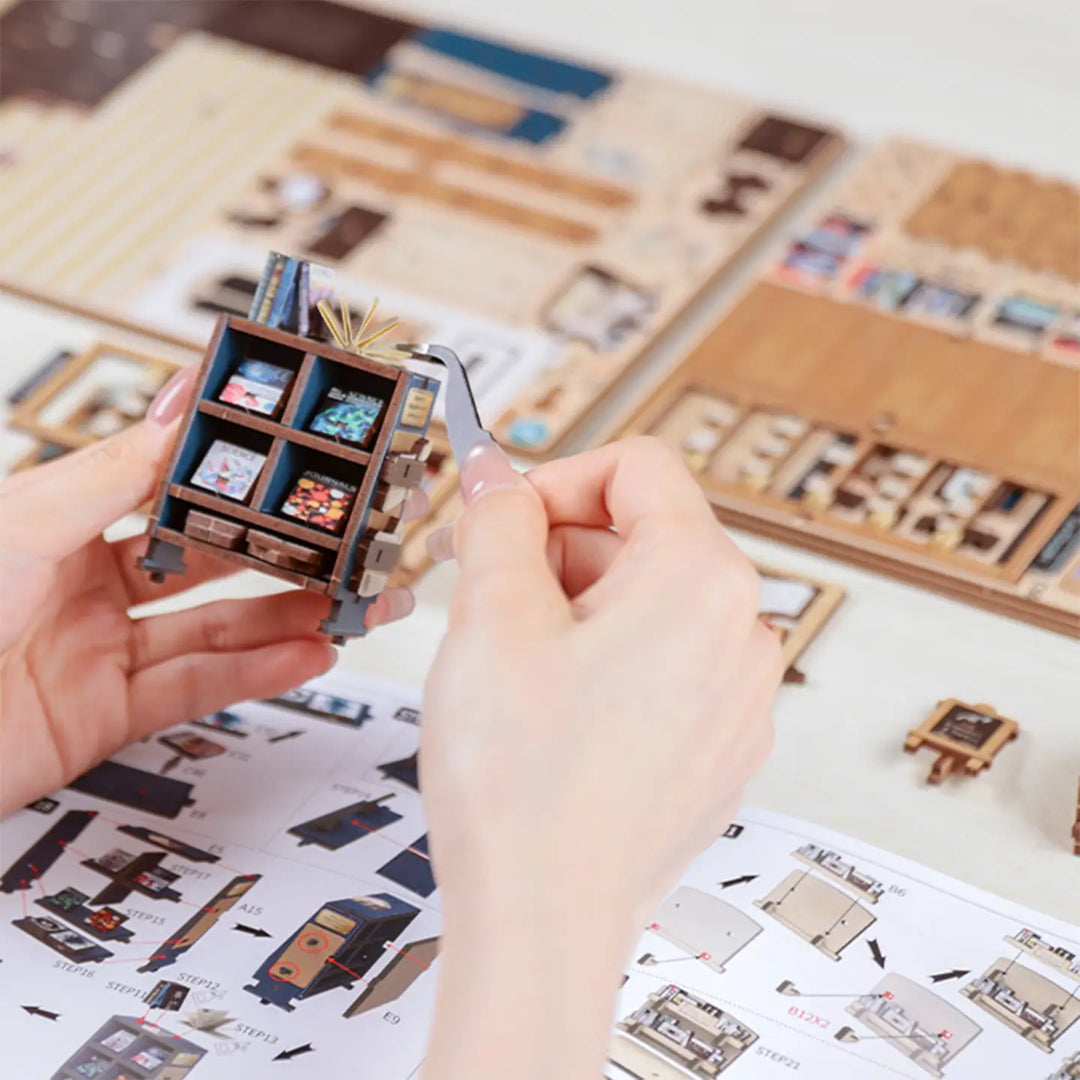 DIY Book Nook Kit in The Scholar's Bookstore