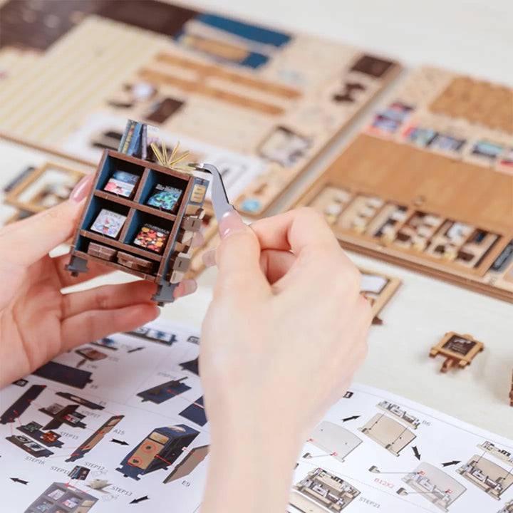DIY Book Nook Kit in The Scholar's Bookstore
