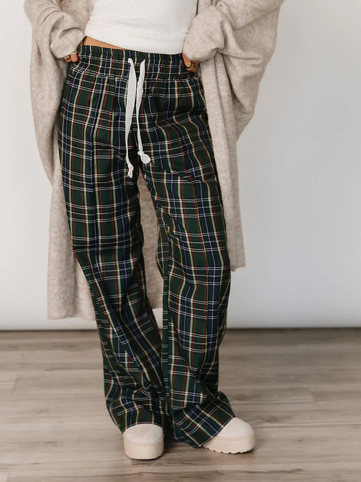 Everywear Pant in Green Plaid by Ampersand Avenue