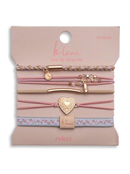 Releve Hair Tie Bracelet Set by K'lani