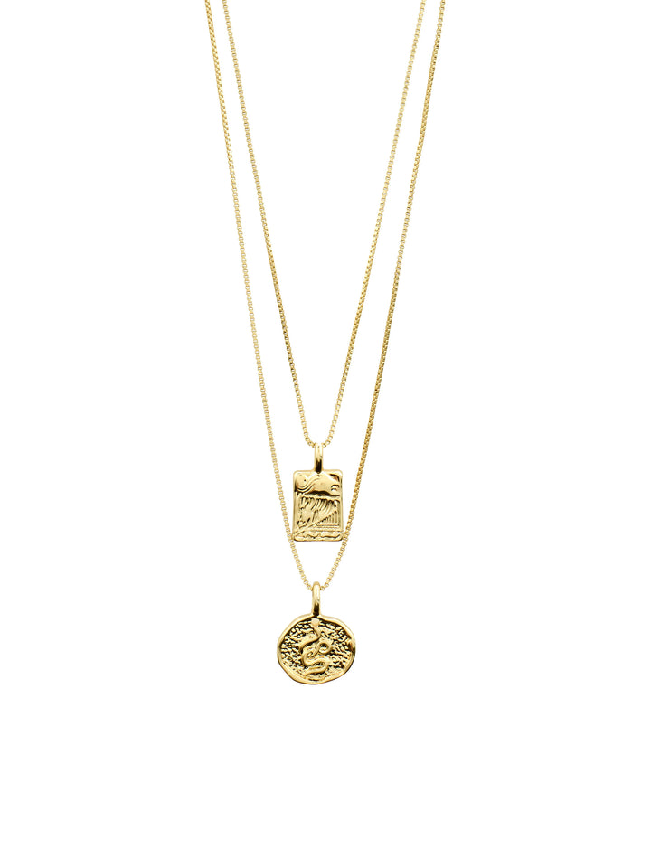 Rustic Pendant Necklace Set