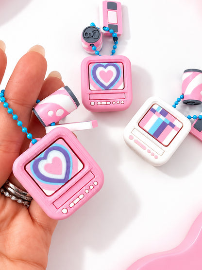 Retro TV Keychain Clickers
