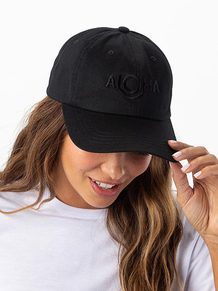 The Dad Hat in Black by ALOHA