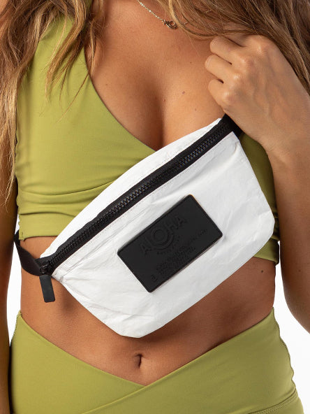 Mini Hip Pack in White by ALOHA