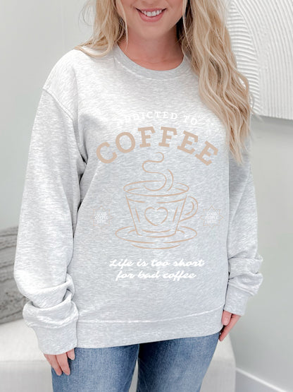 Addicted To Coffee Graphix Pullover