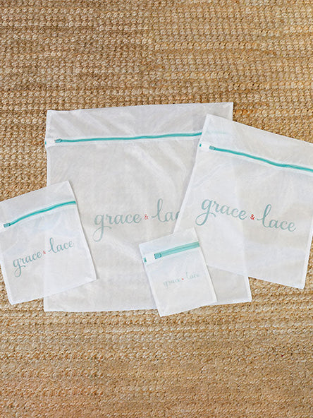 Laundry Garment Bag Set of 4 by Grace & Lace