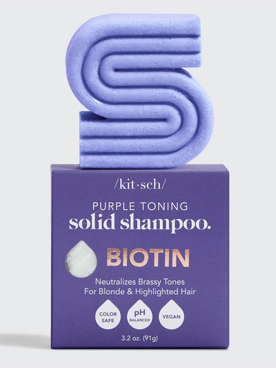 Kitsch Purple Toning Solid Shampoo Bar