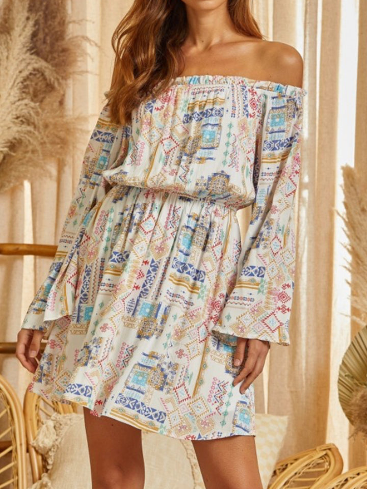 Country Girl Off The Shoulder Dress