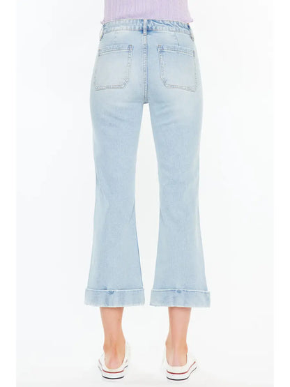 Sherry High Rise Crop Flare by Kancan