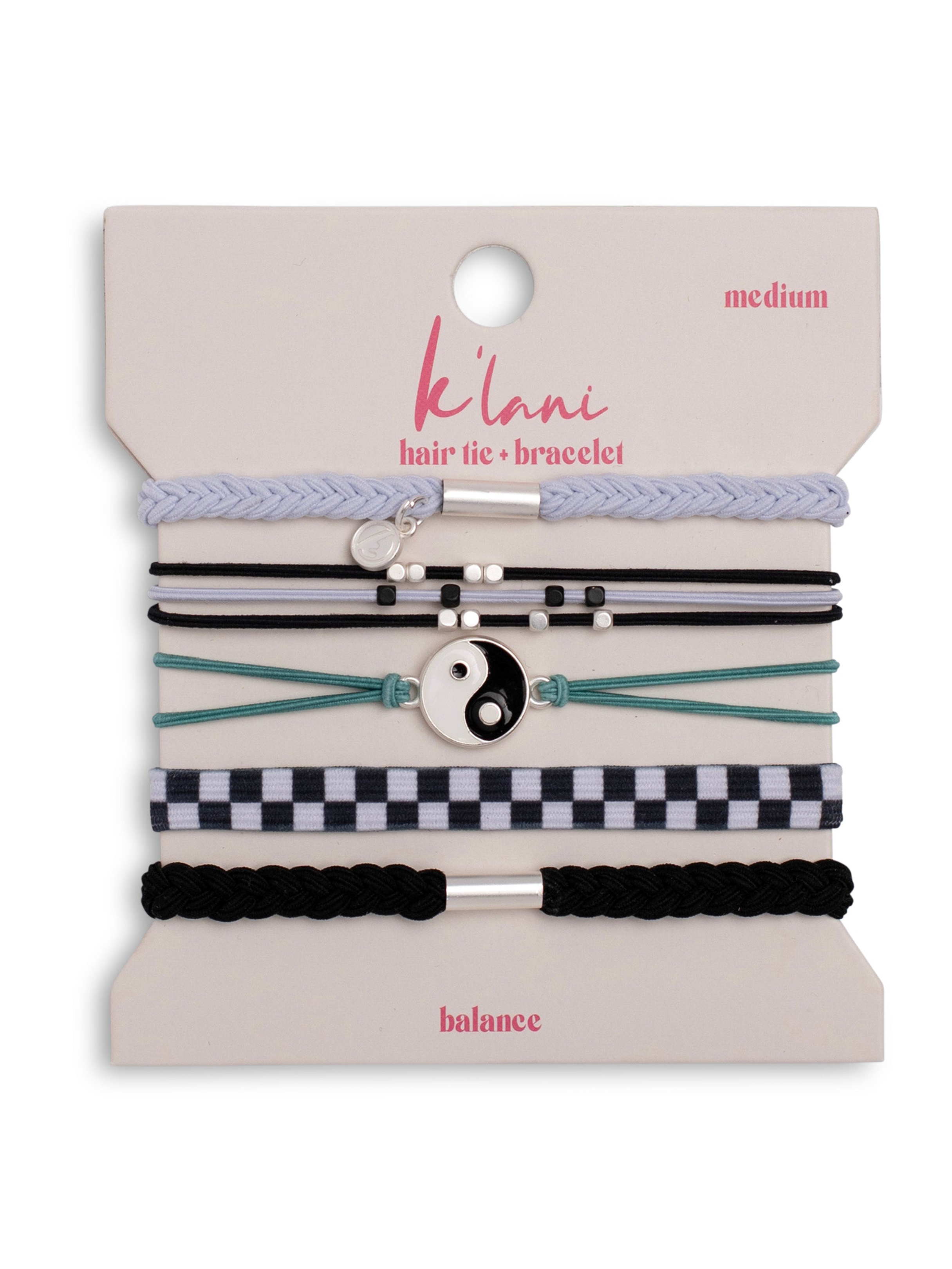 Balance Hair Tie Bracelet Set by K'lani