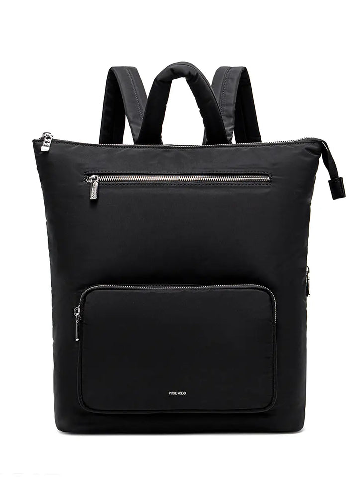 Tai-Ann Nylon Backpack in Black by Pixie Mood