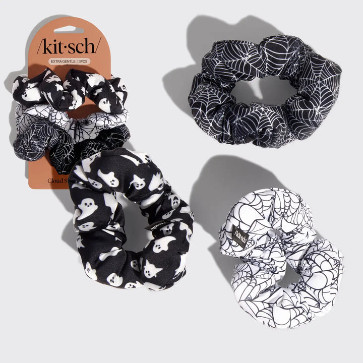 Spiderweb Cloud Scrunchies 3 PC Set