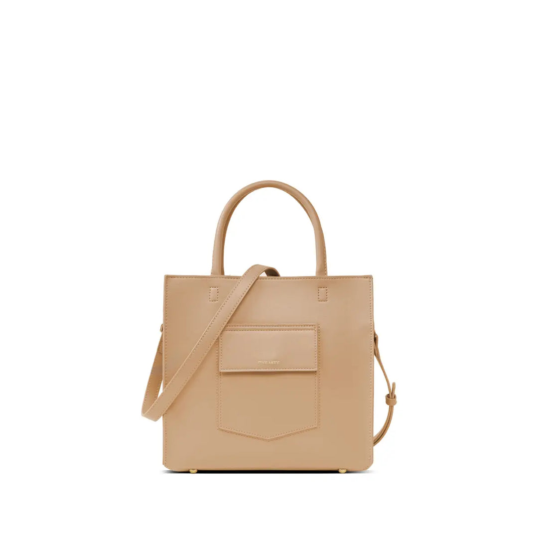 Caitlin Small Tote Bag in Sand By Pixie Mood