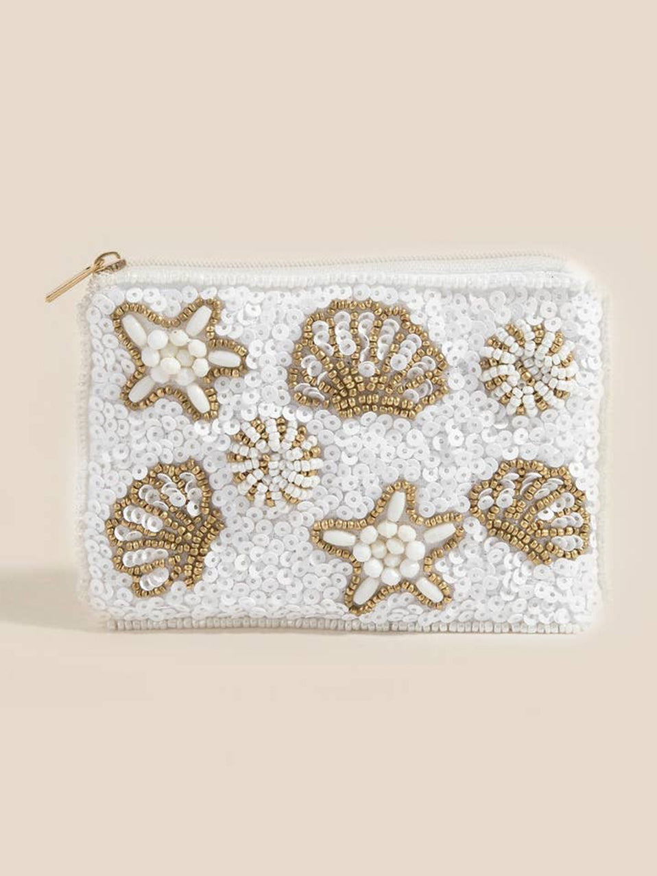By The Sea Beaded Coin Purse