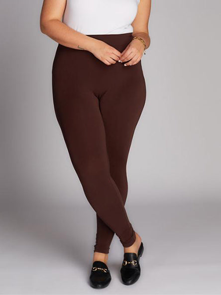 Curvy Bamboo Full Length Leggings by C'est Moi