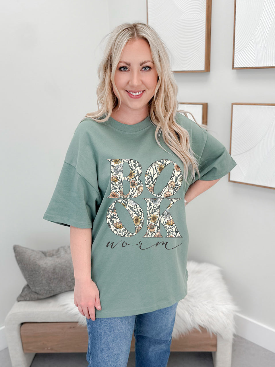 Book Worm Graphix Tee