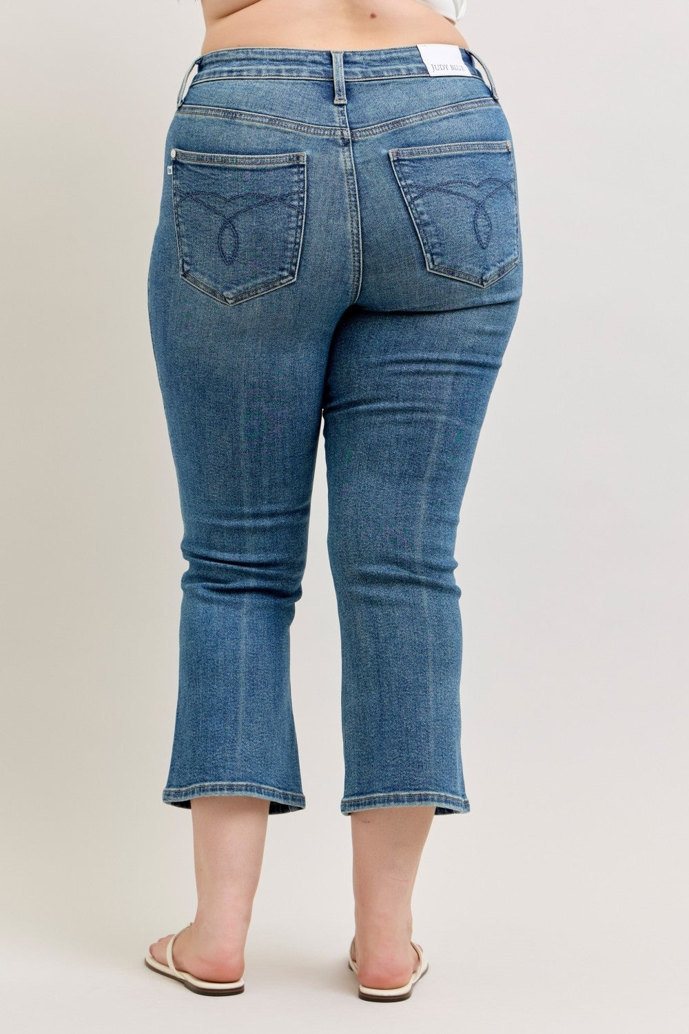 Orion Tummy Control Kick Flare Jeans by Judy Blue