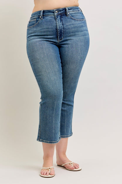 Orion Tummy Control Kick Flare Jeans by Judy Blue
