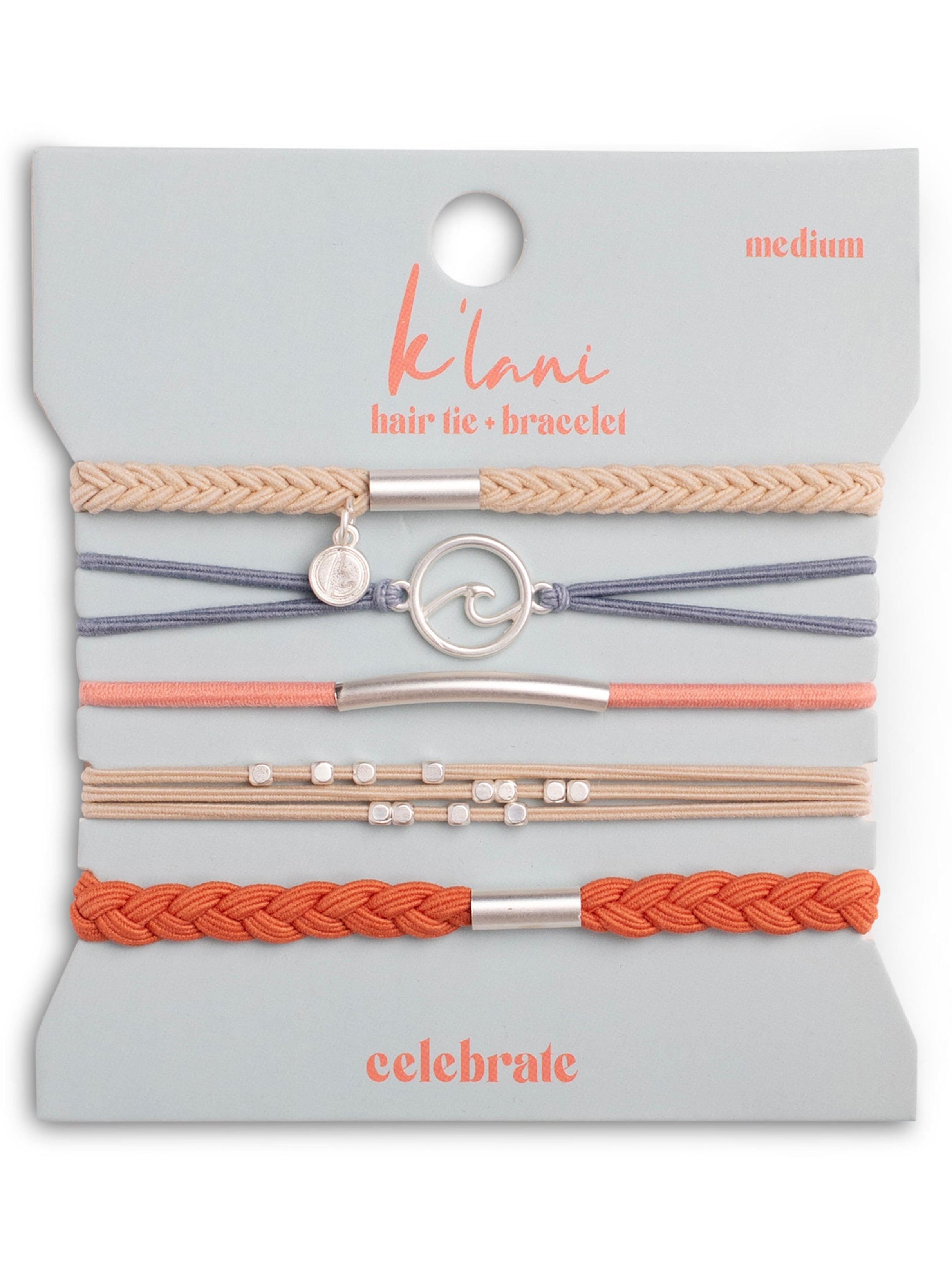 Celebrate Hair Tie Bracelet Set by K'lani