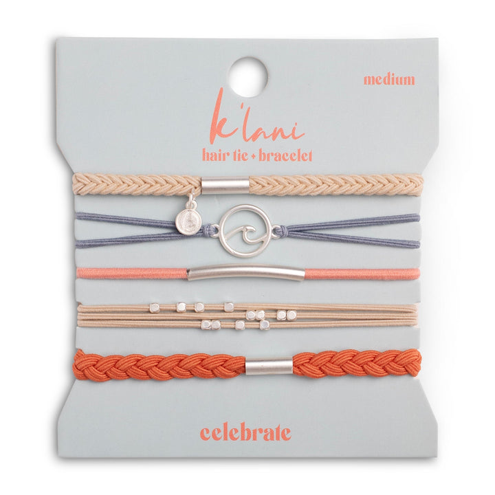 Celebrate Hair Tie Bracelet Set by K'lani
